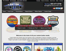 Tablet Screenshot of buttonjunction.com